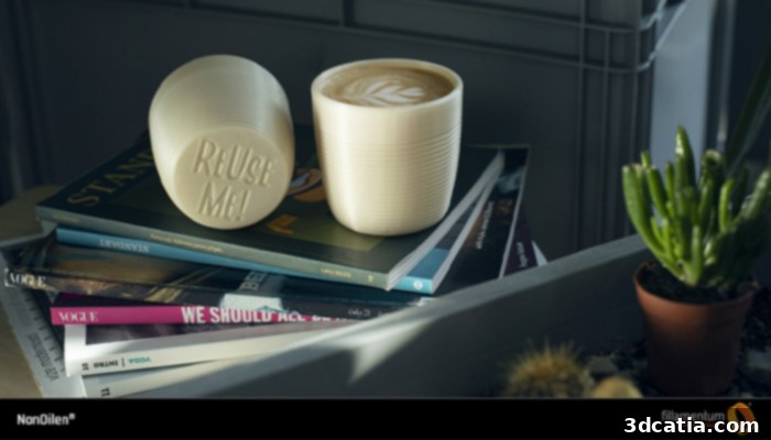 NonOilen, a 100% biodegradable and bio-based 3D printing filament