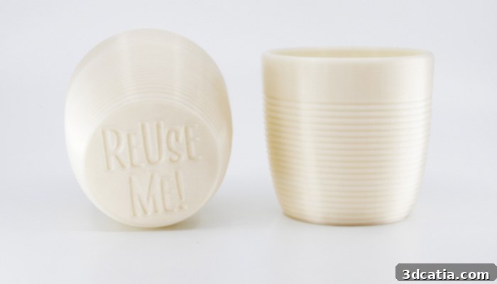 NonOilen objects, showing recyclability