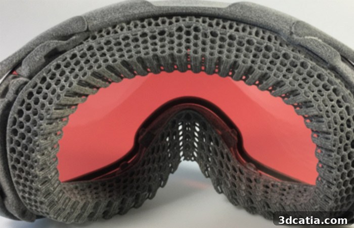 3D Printed Ski Mask Parts Reduction by OECHSLER