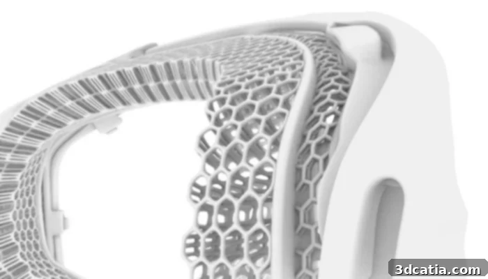 OECHSLER's 3D Printed Lattice Structure for Ski Masks