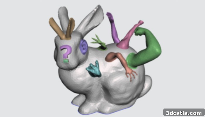 Free CAD Software: MeshMixer interface