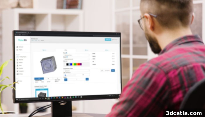 Interface of a Workflow Management Software