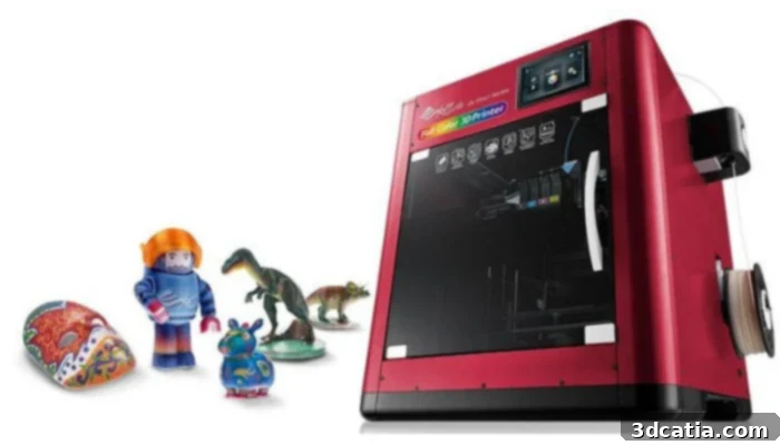 Material Jetting 3D Printers: Current Market Overview 6 XYZPrinting da Vinci Color 3D Printer