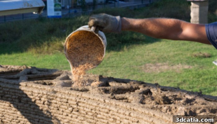 WASP's GAIA house made from mud and rice waste