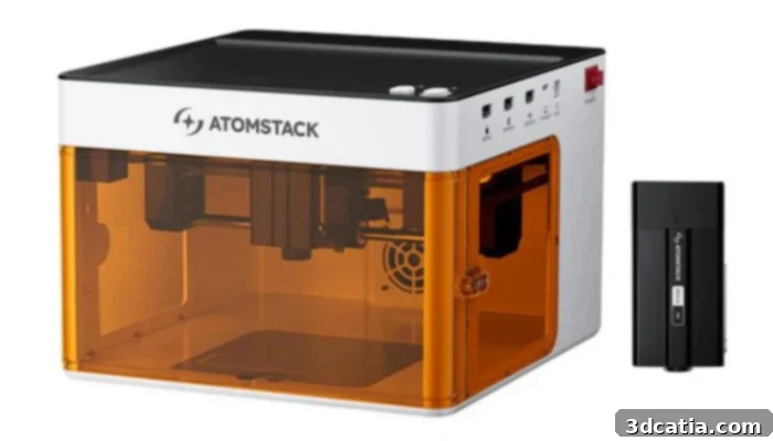 iKier & Atomstack P1 Mini laser engraver