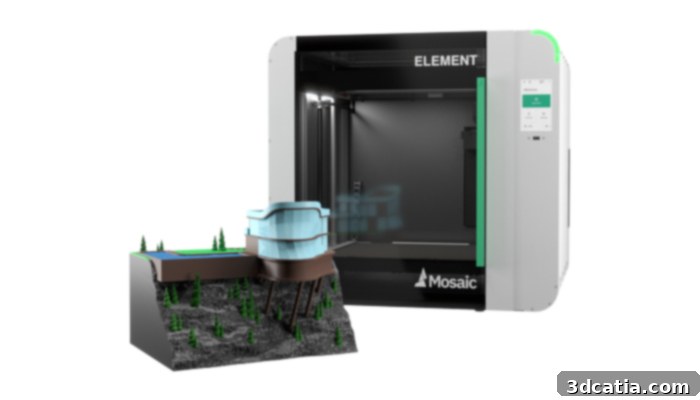 Mosaic Element 3D Printer, representing a new era in multi-material FDM printing
