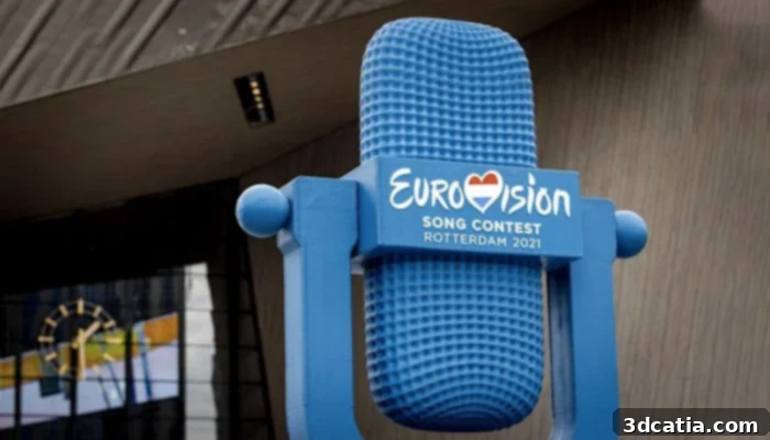 Eurovision 3D Printed Trophy