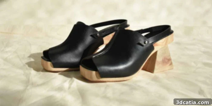 3D printed TPU and leather shoes by HILOS