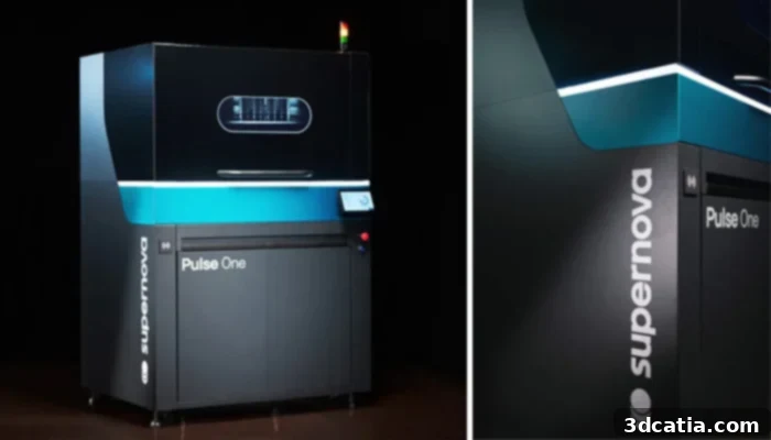 Supernova Plus One VLM resin 3D printer for high-viscosity materials