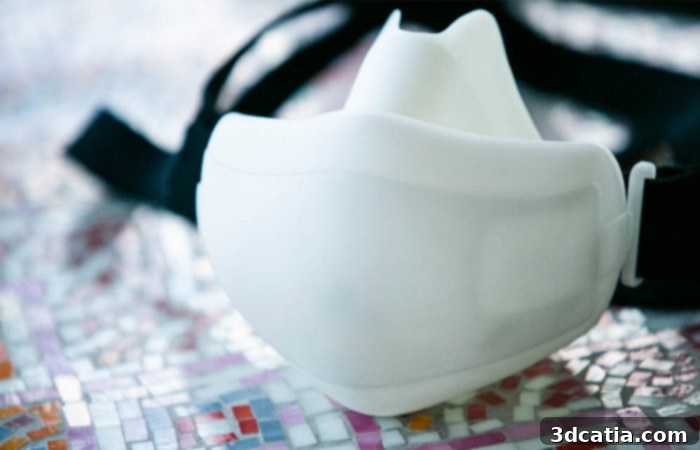 FirstWave3D PersonalAir mask developed with Lino3D's additive manufacturing expertise
