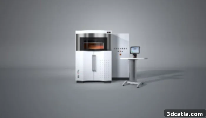 The EOS P 770 is a dual-laser laser sintering system designed for efficient production of large-scale, high-quality polymer parts.