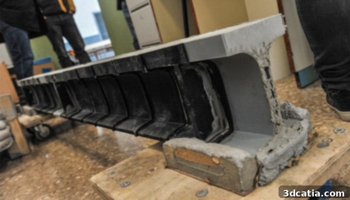3D Printed Recycled Plastic Beams for Construction