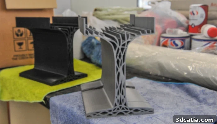 3D Printed Beam Lattice Structure