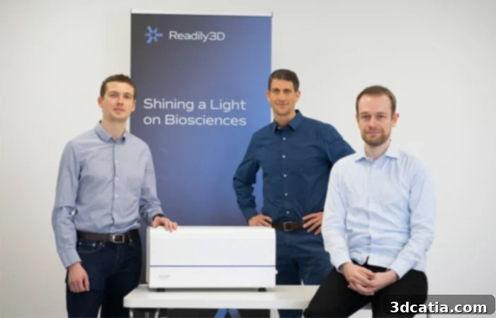Readily3D Founders: Paul Delrot, Christophe Moser, Damien Loterie