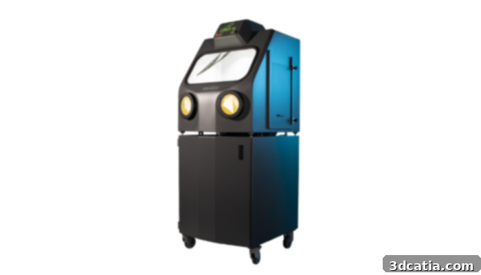 Oryx Additive scaWaterjet machine for efficient 3D printing support material removal, enhancing post-processing