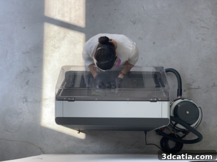 SLS 3D printing powder recycling with Formlabs Fuse Sift