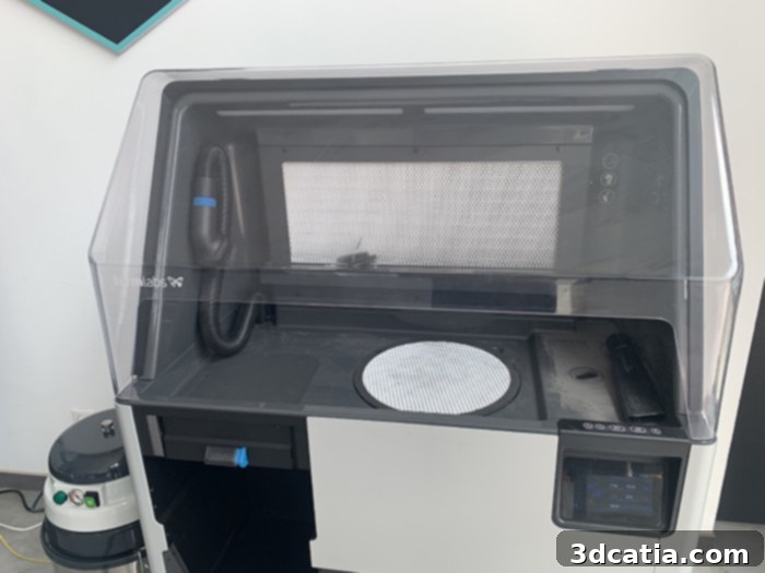 Formlabs Fuse Sift post-processing station for cleaning and powder recovery