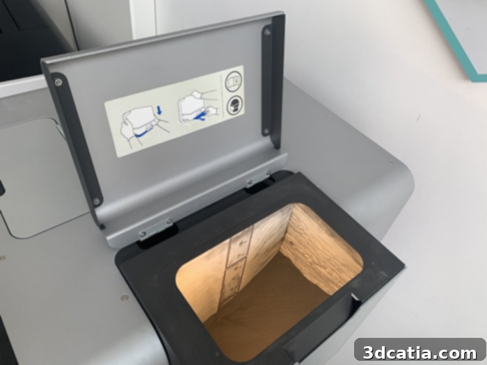 Formlabs Fuse 1 powder hopper with 9kg capacity for Nylon material