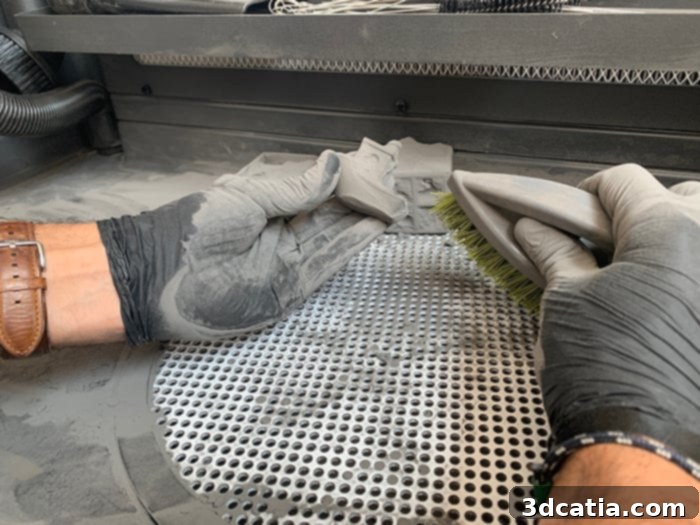 Fuse Sift post-processing for SLS 3D printed parts