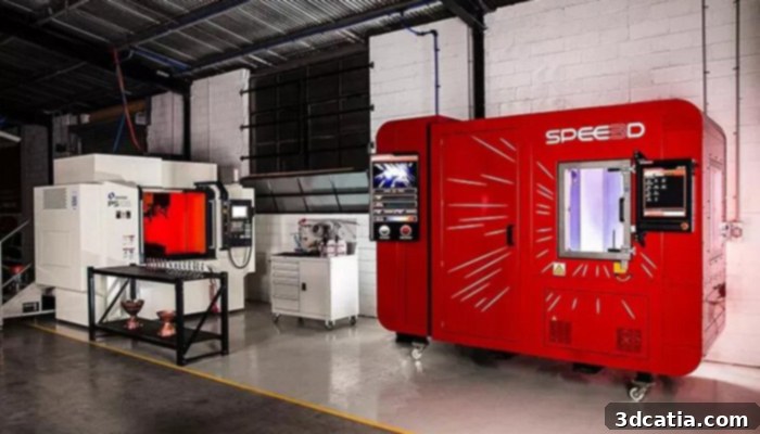 SPEE3D Warp SPEE3D 3D printer for metal rocket engines