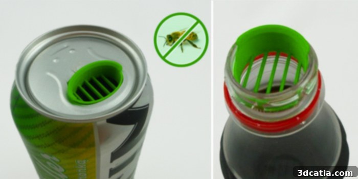 3D Printed Insect Strainer for Drinks
