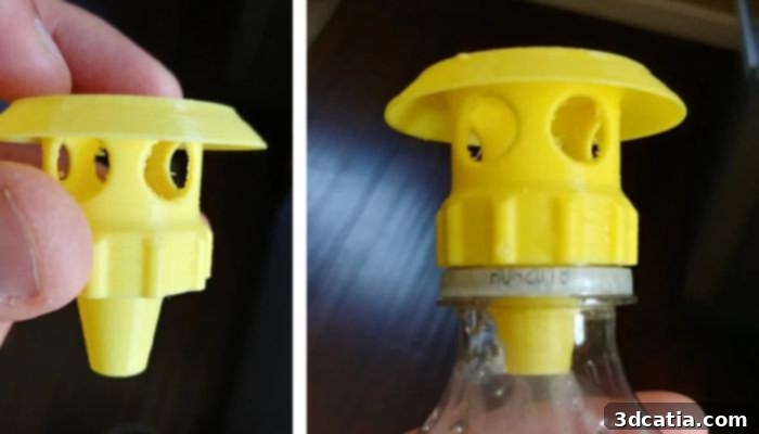 3D Printed Selective Wasp Trap by mistertech/Thingiverse