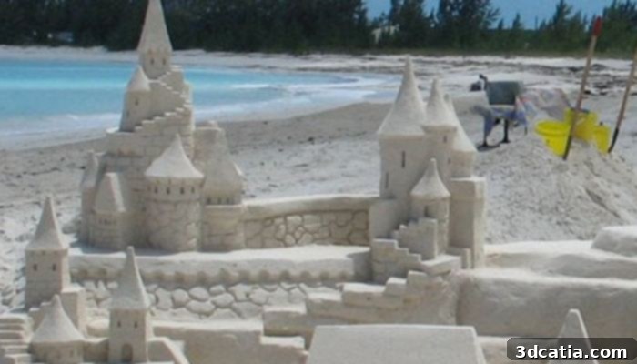 3D Printed Sand Castle Tool Set by cibo005/Thingiverse