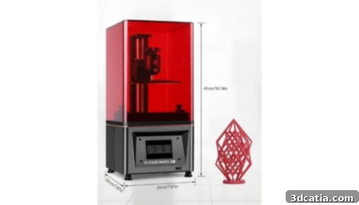 ELEGOO Mars 2 Pro monochrome LCD resin 3D printer