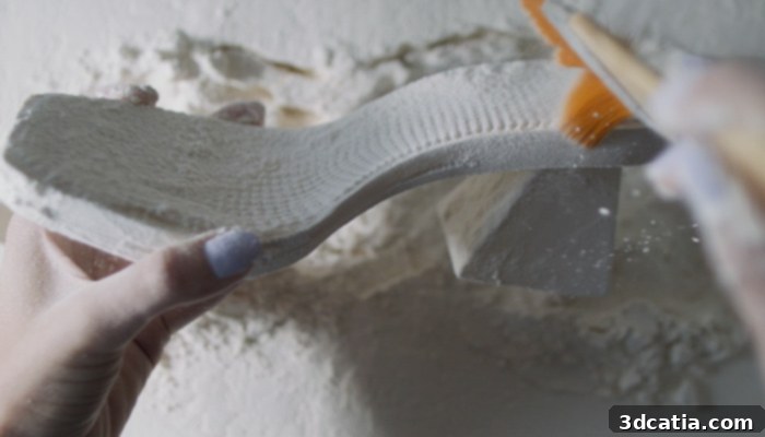 HILOS 3D printed shoe details