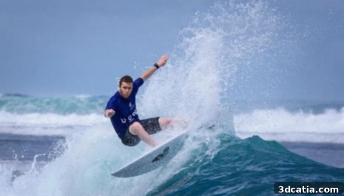 3D printed surfboard fins by Surf Flex Lab
