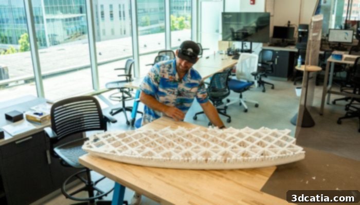 3D printed surfboard frame by Blueprint Surf
