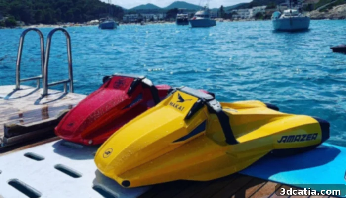 AMAZEA 3D printed water scooter