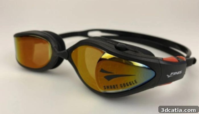 FINIS 3D printed diving goggle prototypes