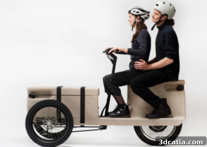 A 3D printed electric tricycle