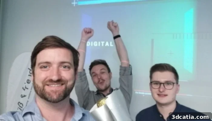 The team of Süß & friends demonstrated creativity in the 3D Pioneers Challenge
