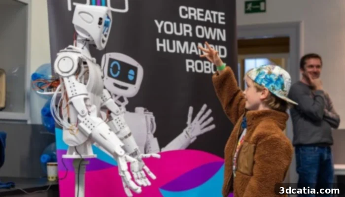 PIB, a 3D printable humanoid robot