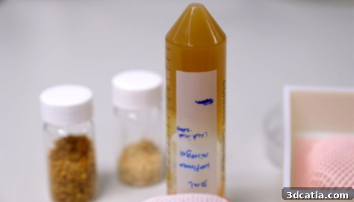 3D printed structure using sunflower pollen bio-ink
