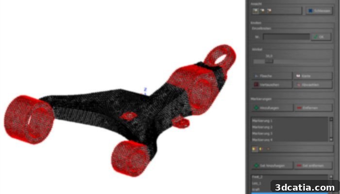 Z88Arion software interface demonstrating picking and set management for topology optimization