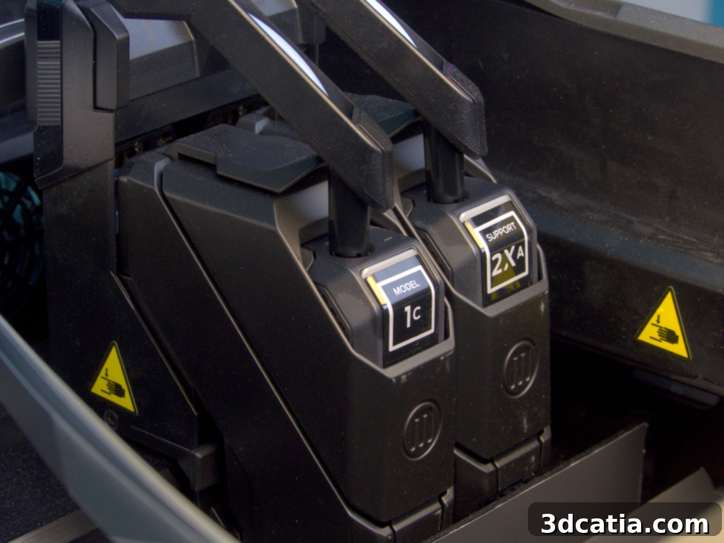 The easily interchangeable extruders of the Method X CFE
