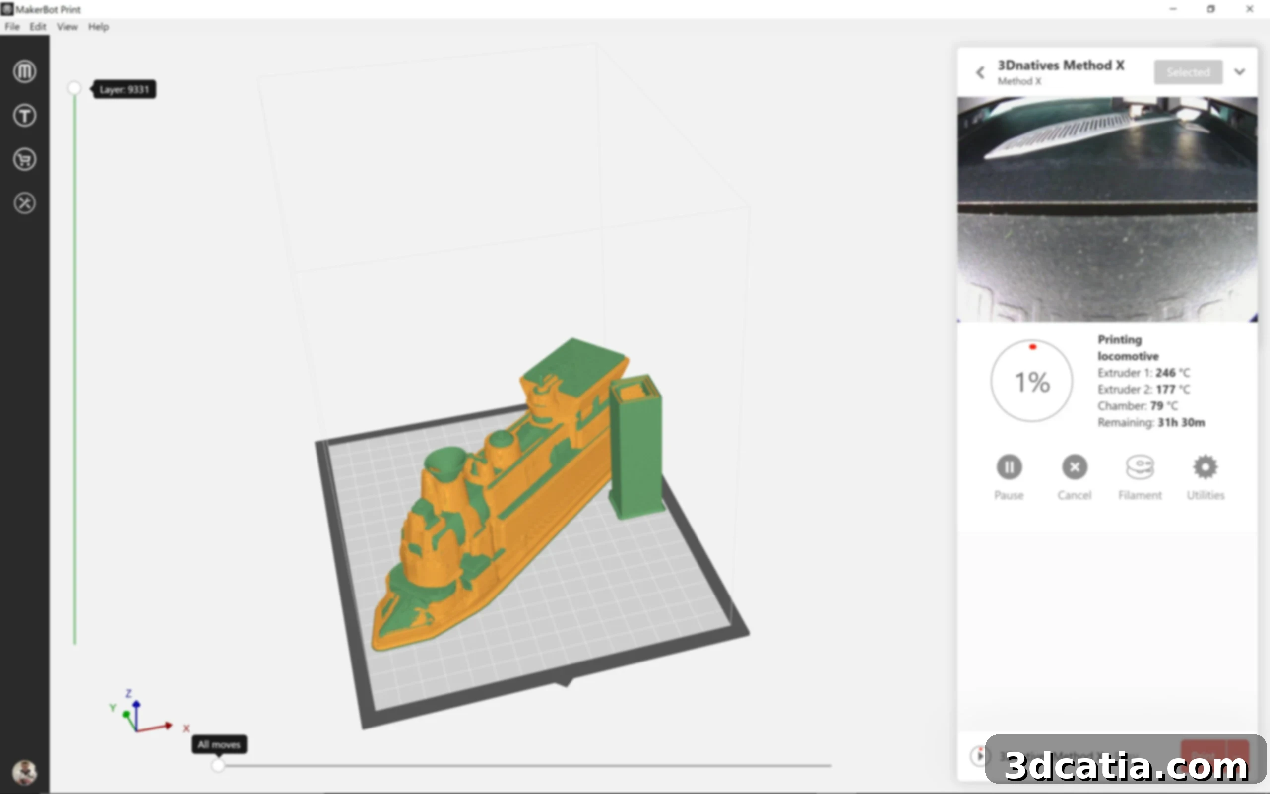 MakerBot Print app for slicing and cloud control