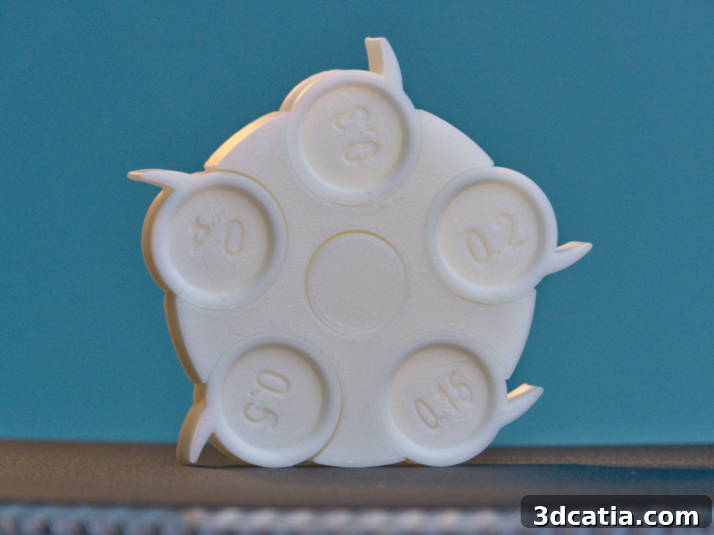 Tolerance test spinner printed on MakerBot Method X CFE