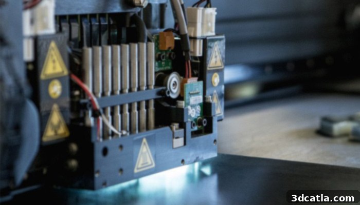 Material Jetting multiple print heads for multi-material and multi-color capabilities.