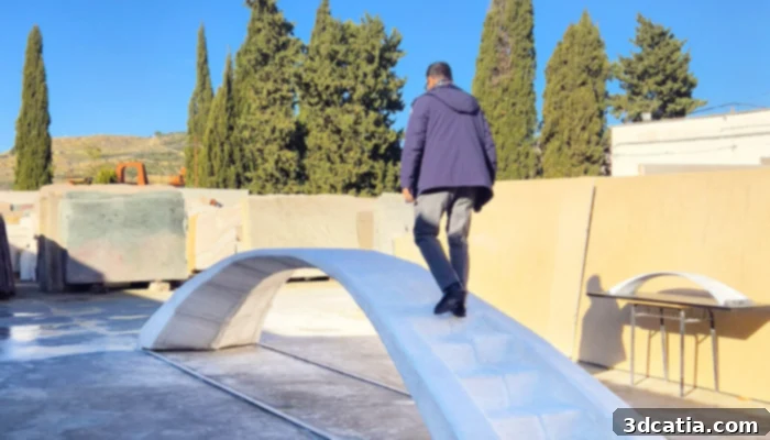 3D-Printed Da Vinci Bridge by WASP