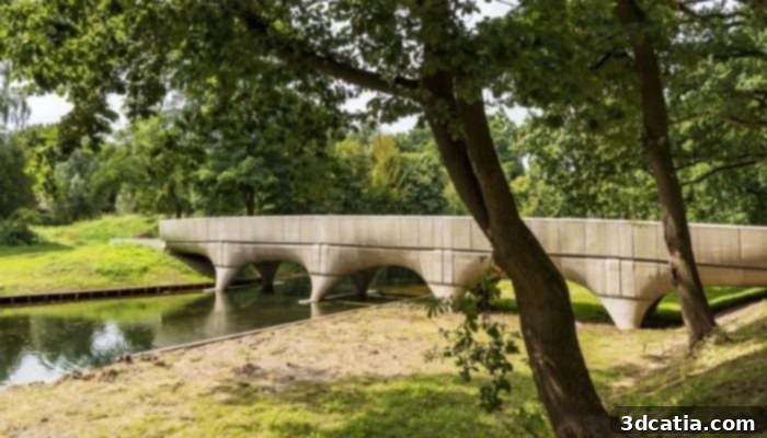 Longest 3D-printed bicycle bridge by TU/e