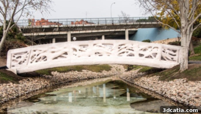 Acciona's 3D-Printed Bridge in Madrid