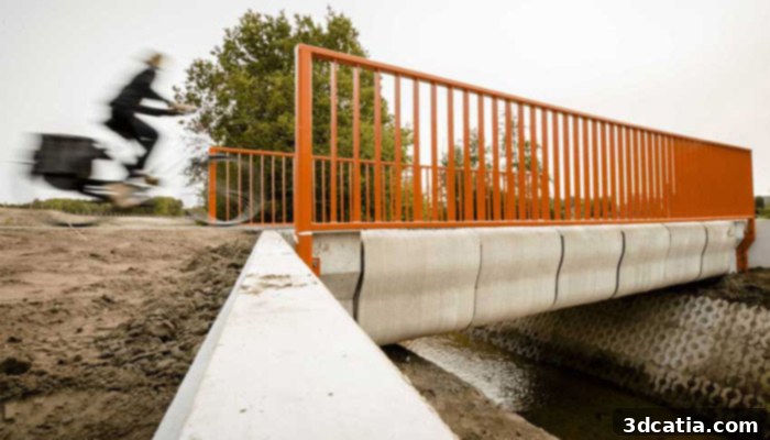 First 3D-Printed Bridge in the Netherlands