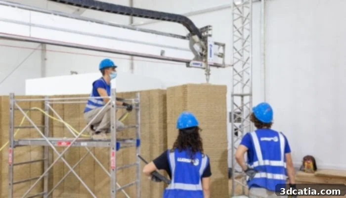 Crane WASP 3D-Printed Dior Store