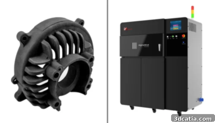 XYZprinting MfgPro236 xS SLS 3D printer with open material platform