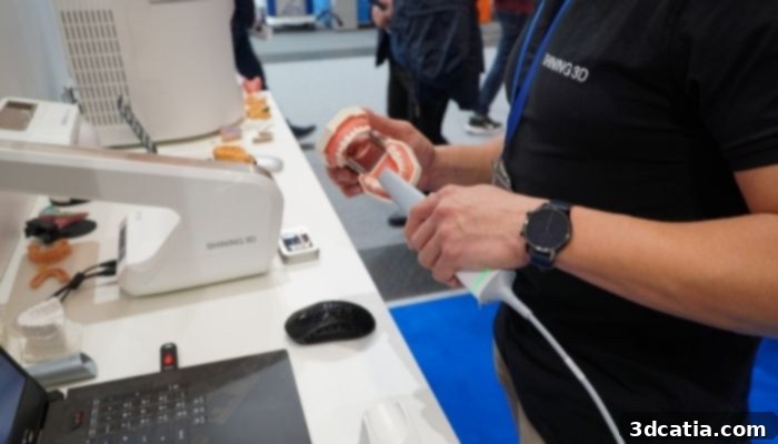 Shining 3D dentistry solutions, including the AoralScan intraoral scanner.