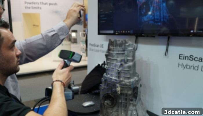 SHINING 3D showcasing their latest 3D scanning solutions at Formnext 2021.